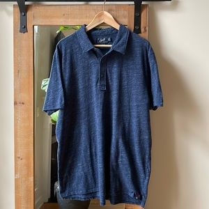 Grayers Clothiers Navy Heather Polo Shirt Size XXL